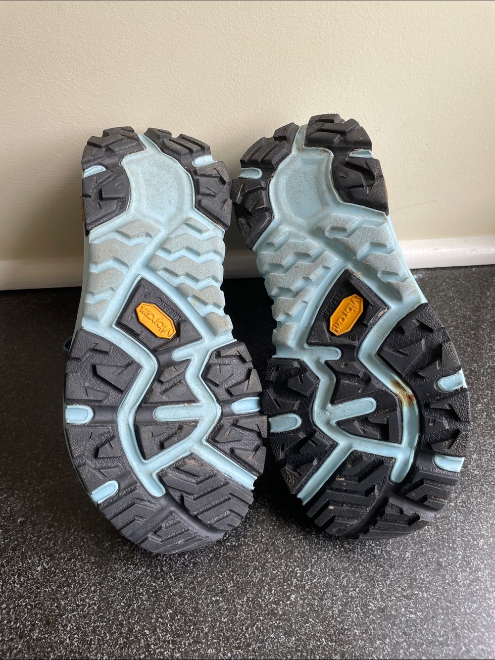 Hoka Women's Toa GTX Size US 7.5 Hiking Boot Blue Navy Outdoor Athletic Shoe - Picture 8 of 15